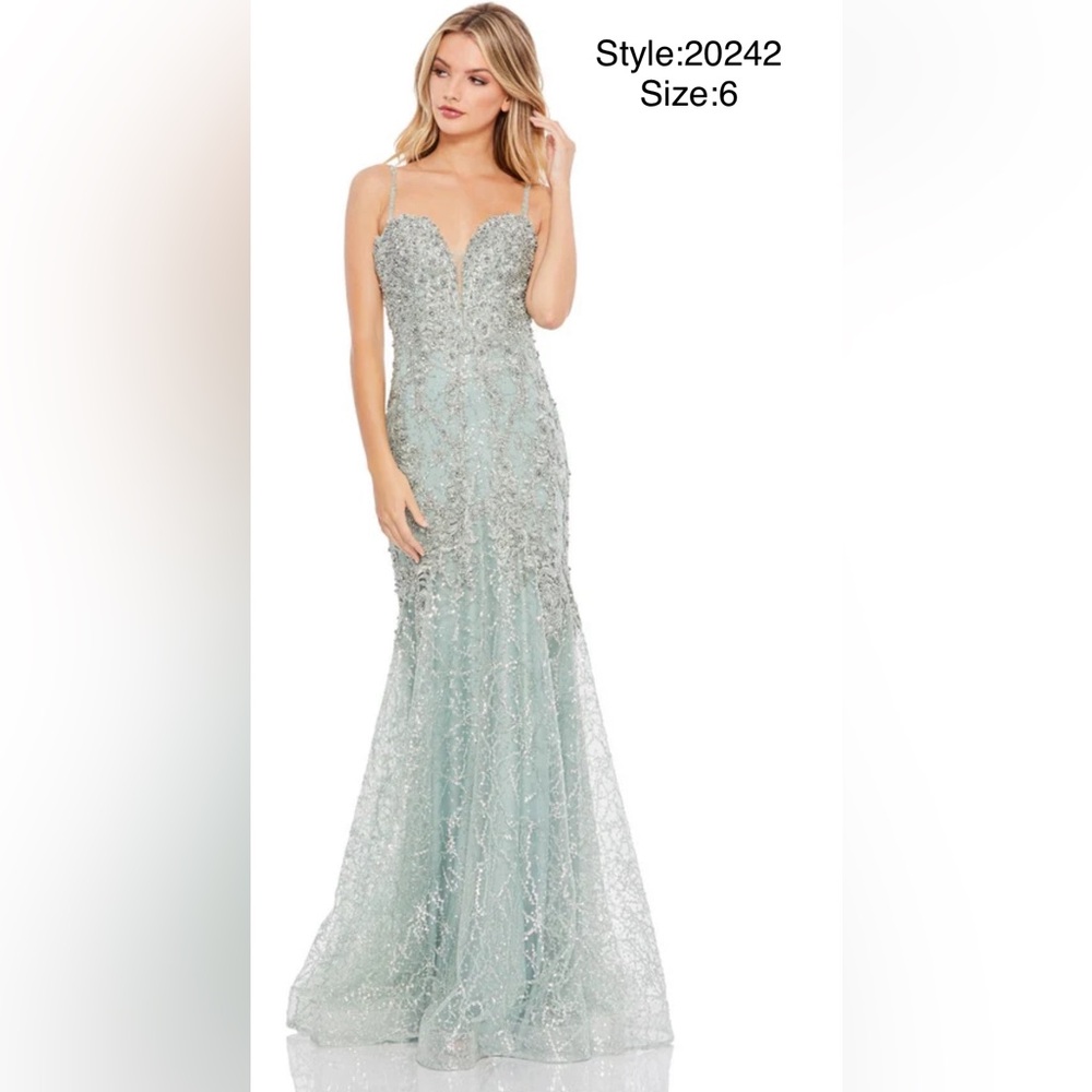 Sleeveless sequin mermaid down